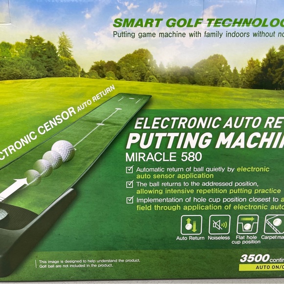 WINNER SPIRIT Miracle 580 Golf Putting Green Mat Minimal Silent - Picture 5 of 7